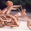 Copper Chopper,Copper Art motorcycle sculpture...