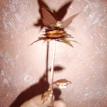 Copper Art Rose's and Butterflies 