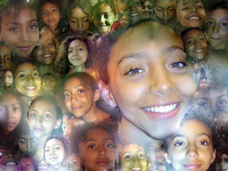 "Impressions of her Expressions" Creative Energy,Digital Photo Art