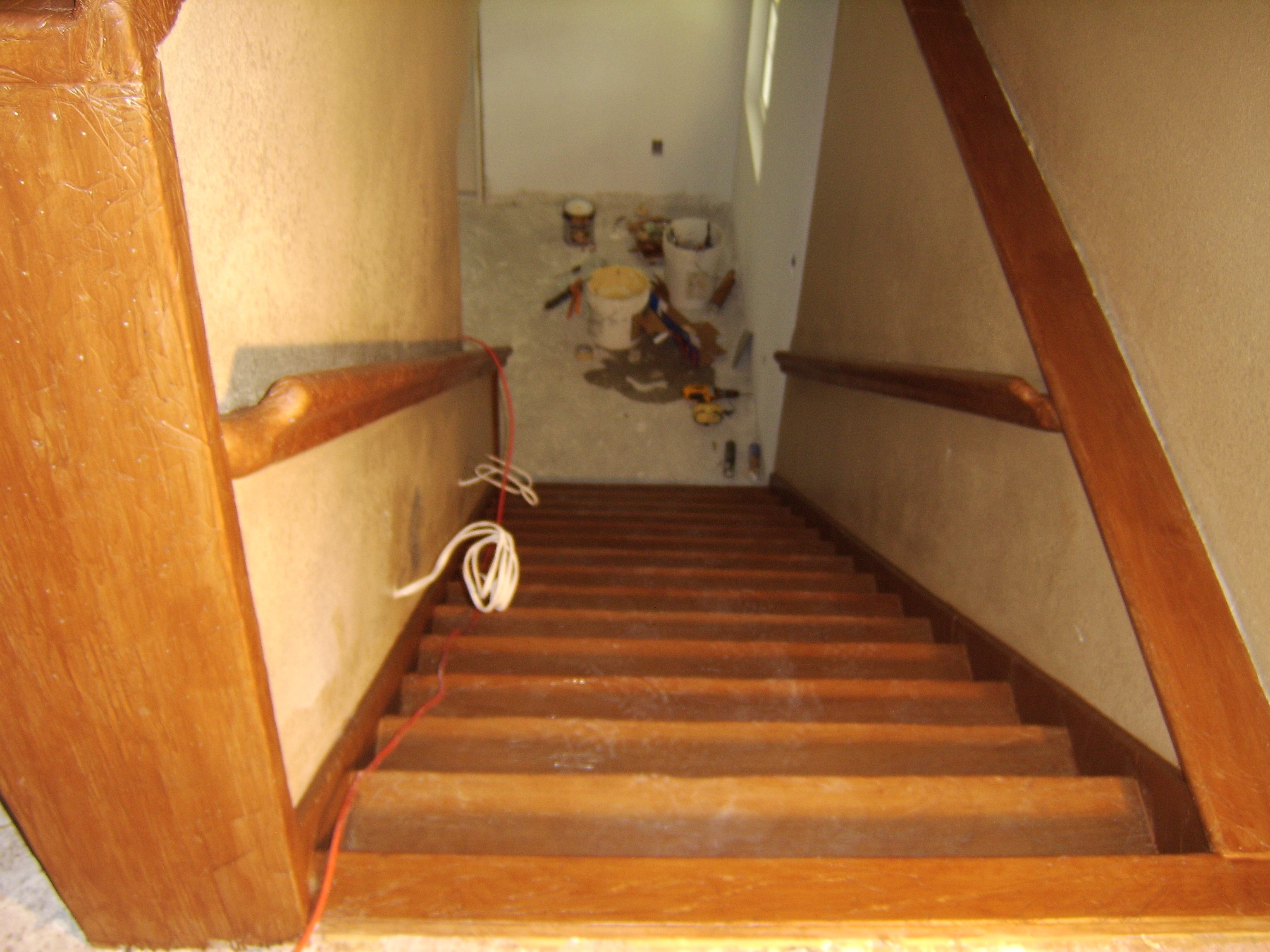 custom concrete staircase