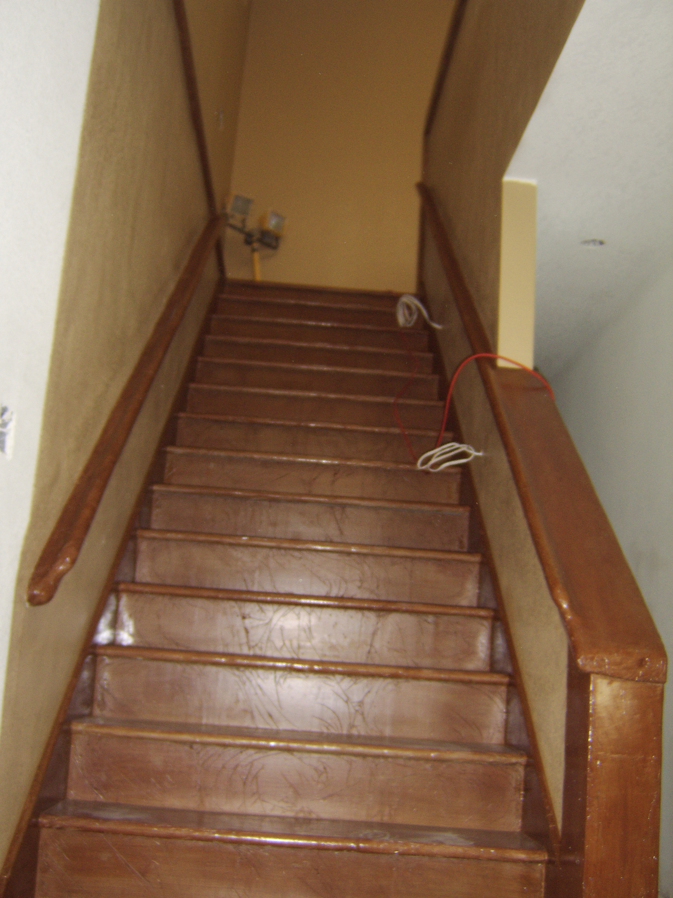 custom concrete staircase